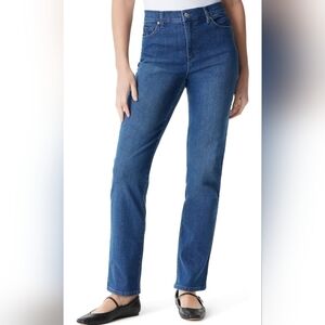Gloria Vanderbilt “Amanda” Classic Rise, Tapered Leg, Stretch Jeans, 8 Reg/Avg
